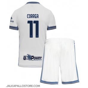 Inter Milan Joaquin Correa #11 Vieraspaita Lapsille 2024-25 Lyhythihainen (+ shortsit)